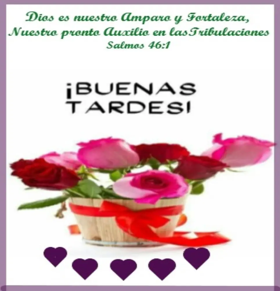 Tarjetas de Buenas Tardes Salmos